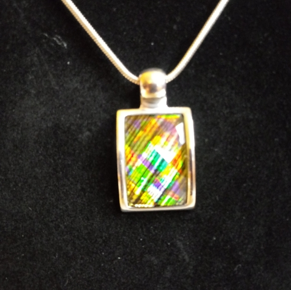 Vintage signed KC Necklace and Earrings - Picture 4 of 8